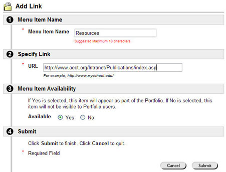 Add Link